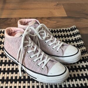 Stylish Pink High-Top Sneakers